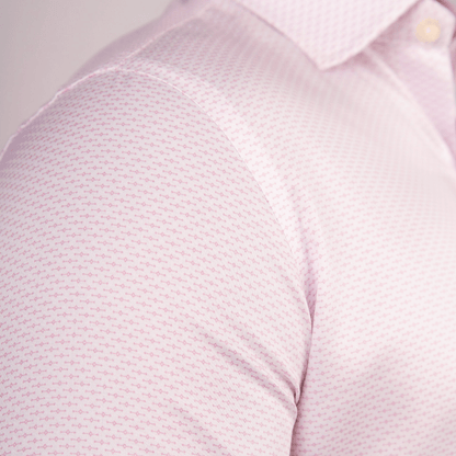 Camisa Slim Fit Algodón Pima Blanco Est. - BARBADENS
