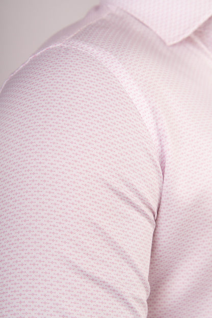 Camisa Slim Fit Algodón Pima Blanco Est.