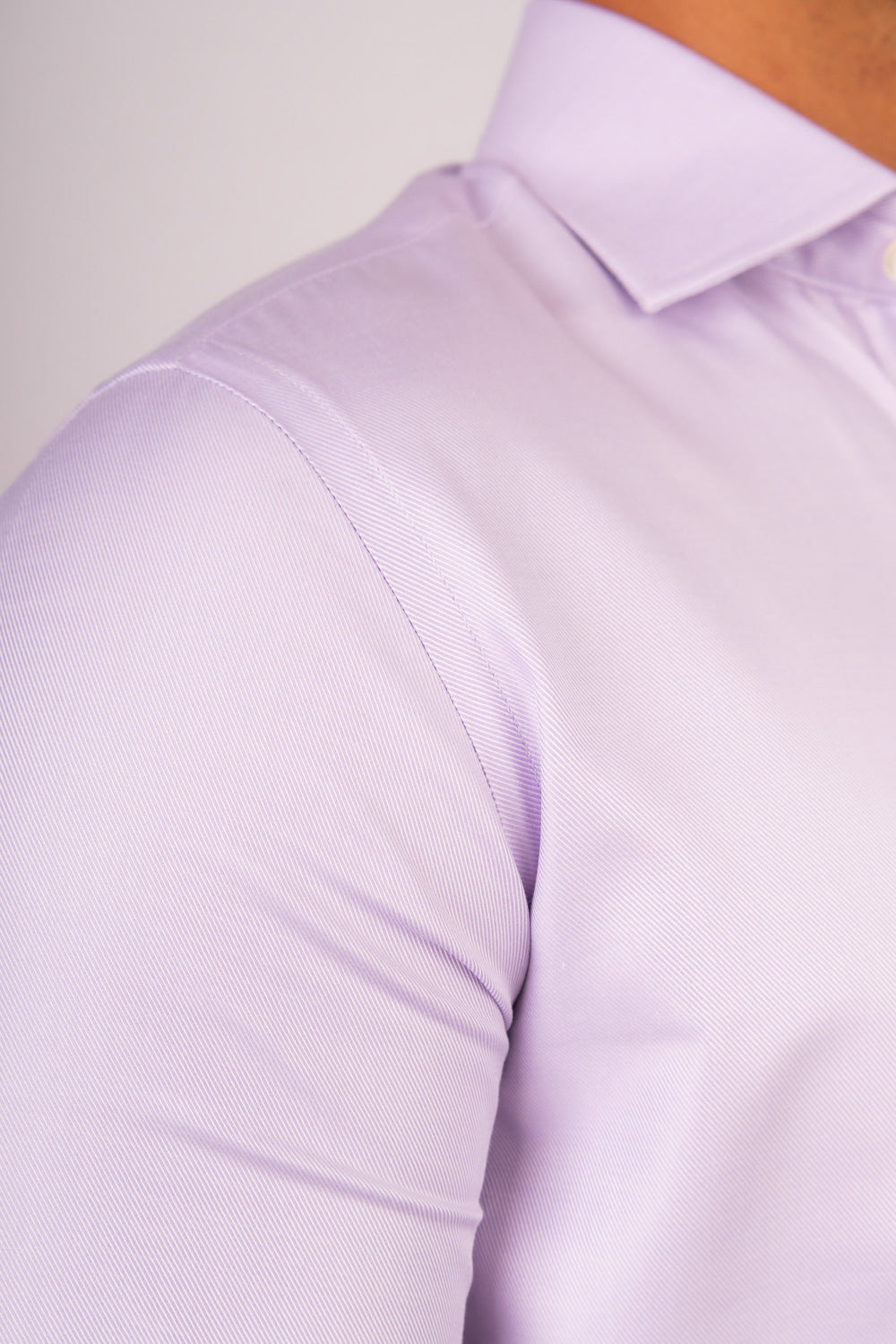 Camisa Lila Dobby 100% Algodón Pima Slim Fit
